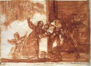 Francisco Goya Drawing for Poor folly oil painting on canvas